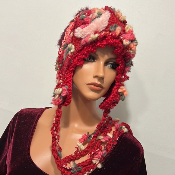 Hat Freeform cup style Hat Personalized handmade hat - Picture 4 of 11